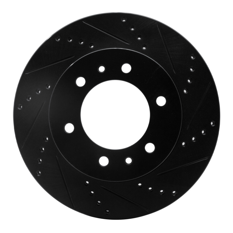 Hummer H3T Brake Rotor (1) - Front Right - DFC - Drilled & Slotted - Black - `06-`10 Hummer H3T Brake Rotor (1) - Front Right - DFC - Drilled & Slotted - Black - `06-`10