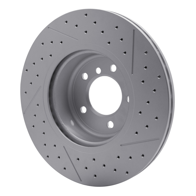 BMW 135IS Brake Rotor (1) - Front - DFC - GeoSPEC Drilled & Slotted - 2013