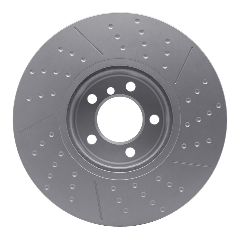 BMW 340i xDrive Brake Rotor (1) - Front - DFC - GeoSPEC Coated Rotor - Dimpled and Slotted - `12-`21