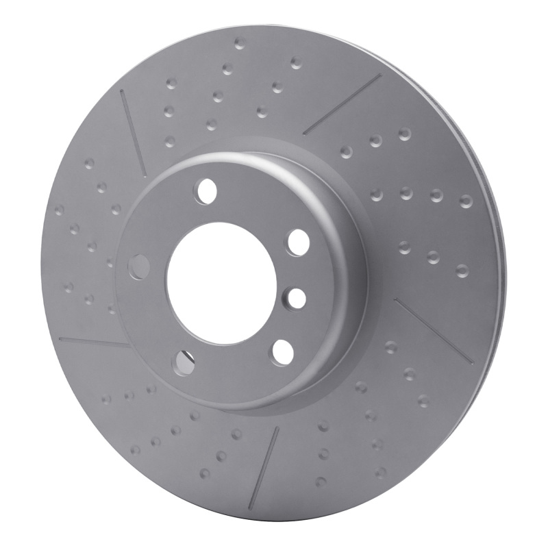 BMW 340i xDrive Brake Rotor (1) - Front - DFC - GeoSPEC Coated Rotor - Dimpled and Slotted - `12-`21