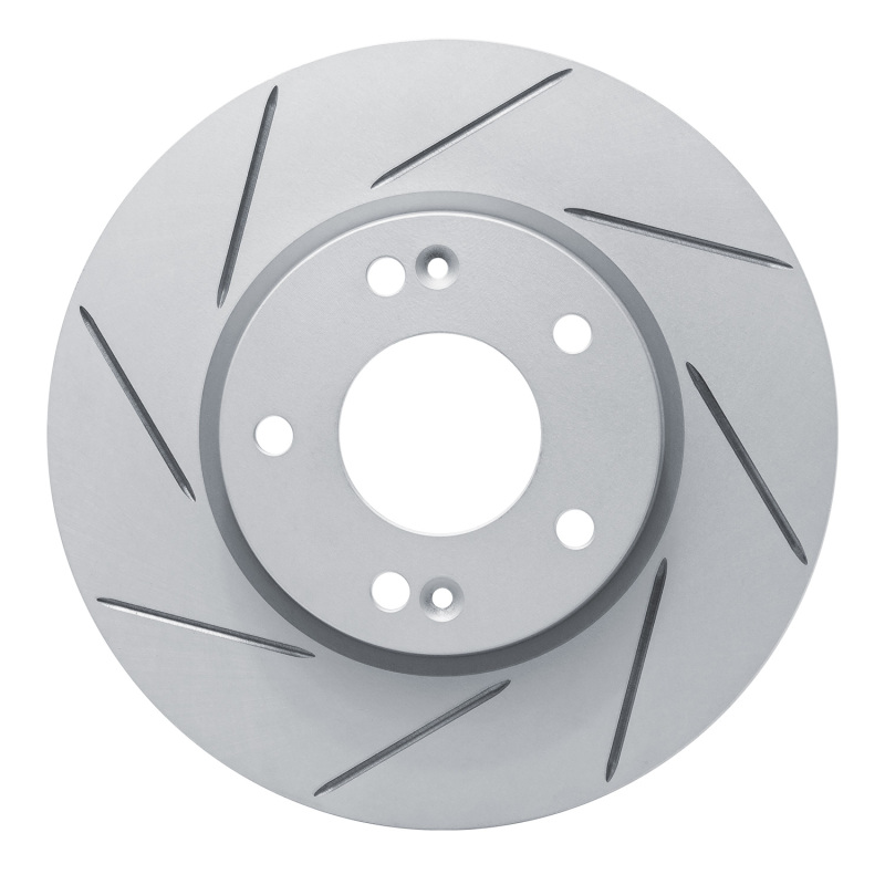 Hyundai Tiburon Brake Rotor (1) - Front Left - DFC - Slotted Geoperformance - `03-`13
