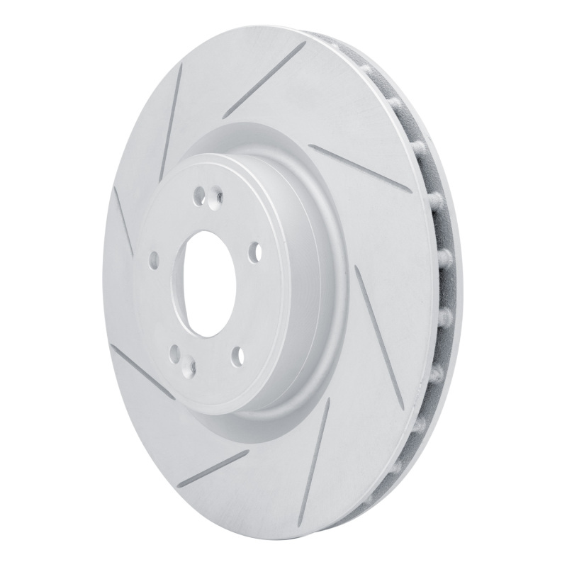 Hyundai Genesis Coupe Brake Rotor (1) - Front Left - DFC - Geoperformance Slotted - `10-`16
