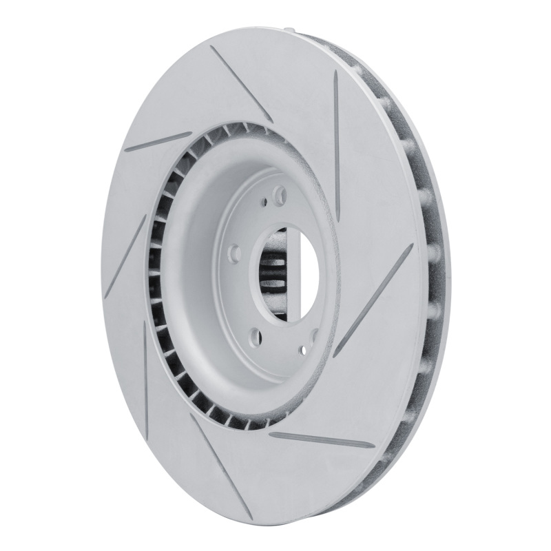 Hyundai Genesis Coupe Brake Rotor (1) - Front Left - DFC - Geoperformance Slotted - `10-`16