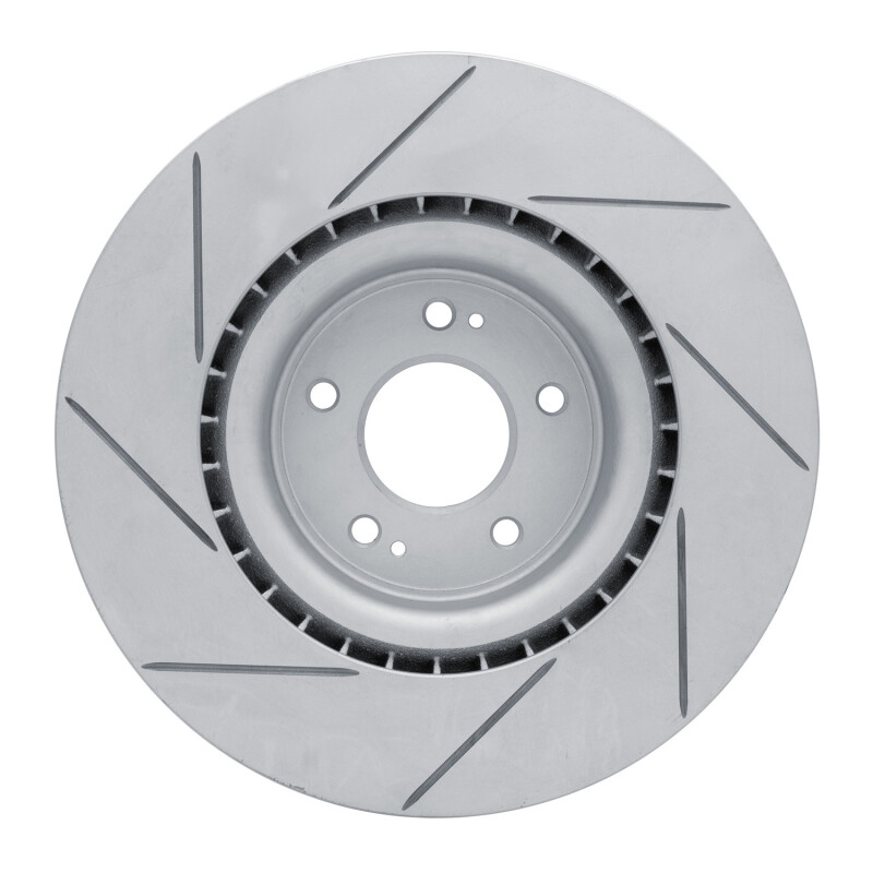 Hyundai Genesis Coupe Brake Rotor (1) - Front Right - DFC - Slotted Geoperformance - `10-`16