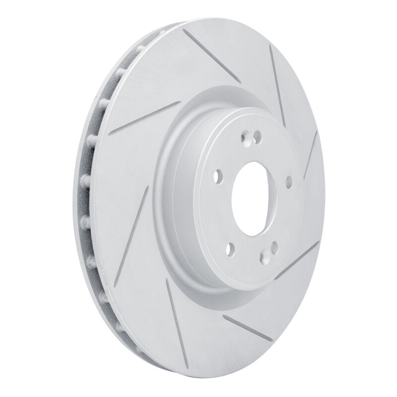 Hyundai Genesis Coupe Brake Rotor (1) - Front Right - DFC - Slotted Geoperformance - `10-`16