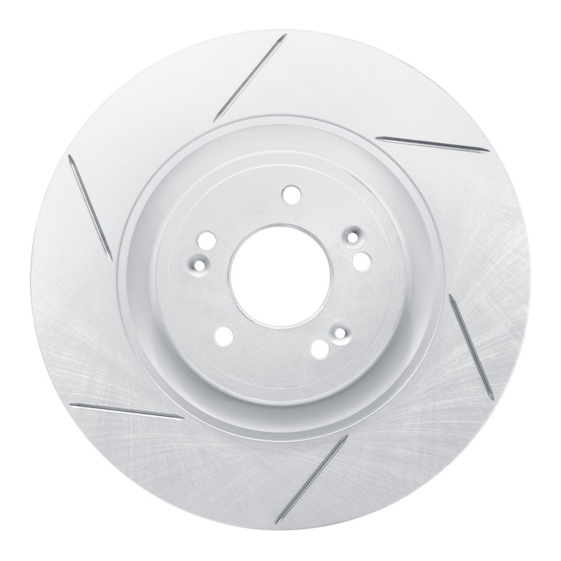 Genesis G80 Brake Rotor (1) - Front Left - DFC - Geoperformance Slotted - `18-`20