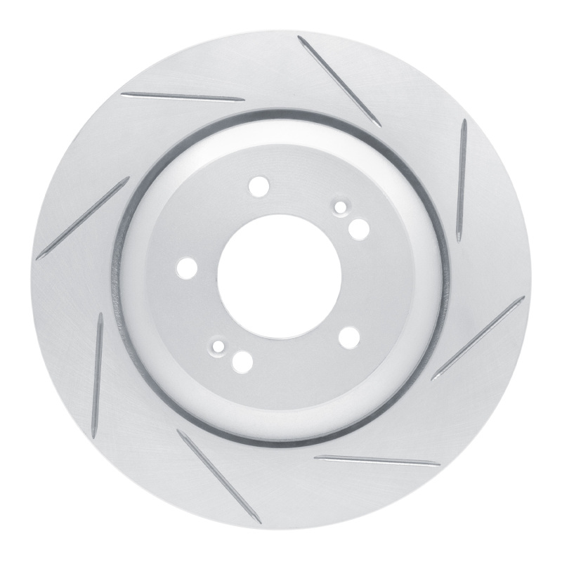 Hyundai Kona N Brake Rotor (1) - Rear Right - DFC - Slotted Geoperformance - `19-`25