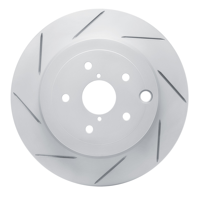 Subaru WRX Brake Rotor (1) - Rear Left - DFC - Slotted Geoperf - `08-`20 Subaru WRX Brake Rotor (1) - Rear Left - DFC - Slotted Geoperf - `08-`20