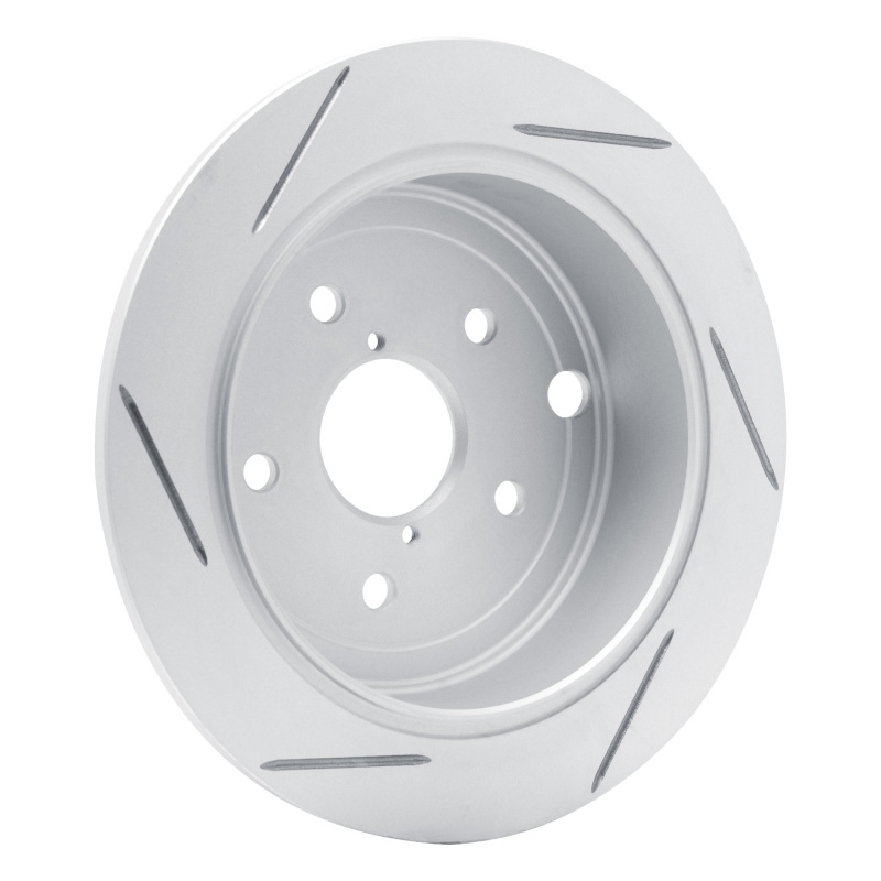 Subaru WRX Brake Rotor (1) - Rear Left - DFC - Geoperformance Slotted - `15-`21