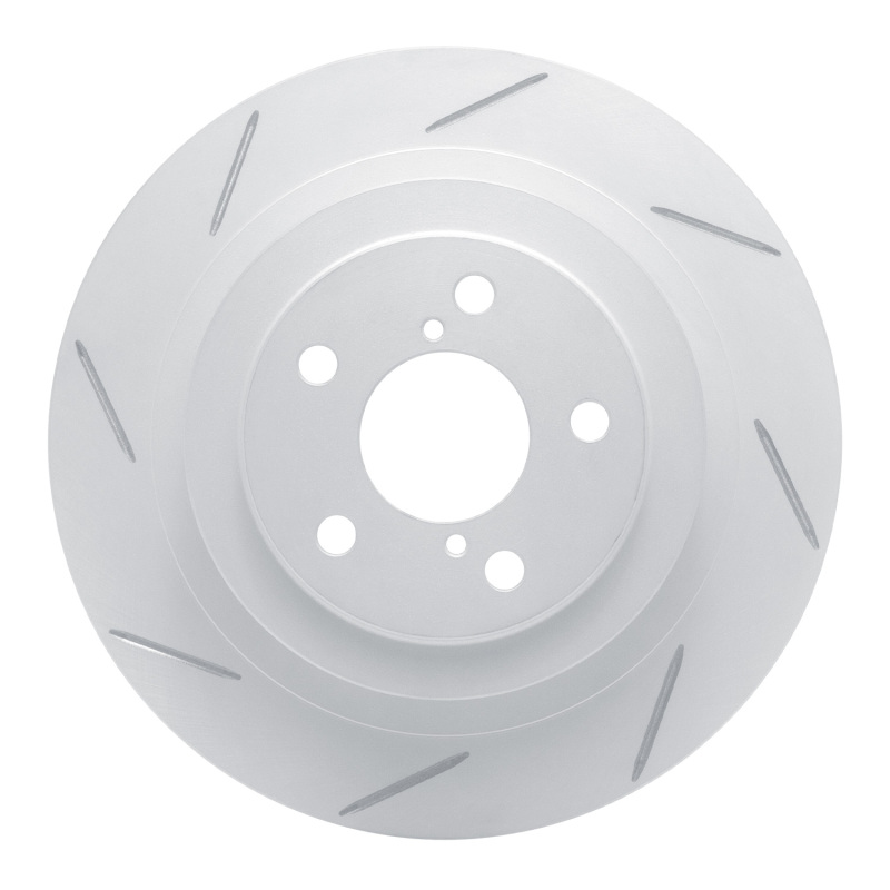 Subaru Legacy Brake Rotor (1) - Rear Left - DFC - Slotted Geoperformance - `00-`06