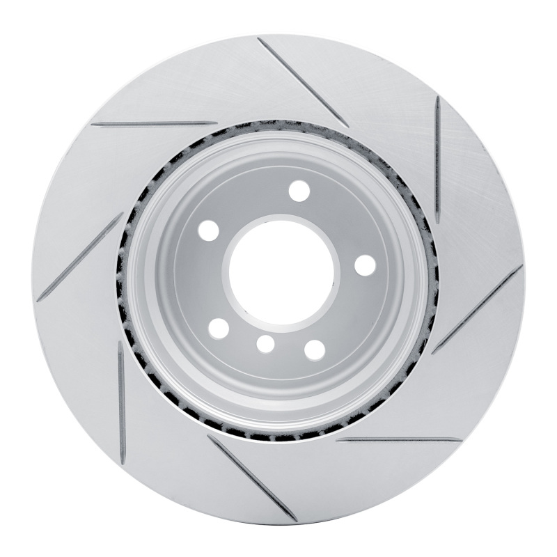 BMW 135IS Brake Rotor (1) - Rear Left - DFC - Slotted Geoperformance - `08-`13