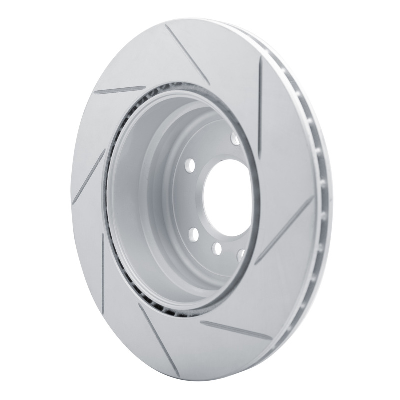 BMW 135IS Brake Rotor (1) - Rear Left - DFC - Slotted Geoperformance - `08-`13