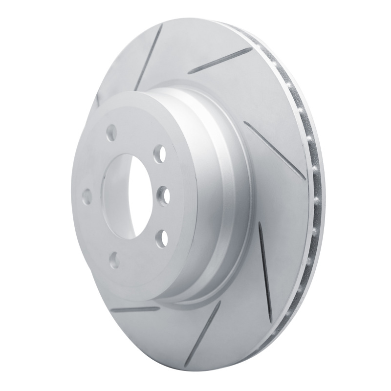 BMW 135IS Brake Rotor (1) - Rear Left - DFC - Slotted Geoperformance - `08-`13