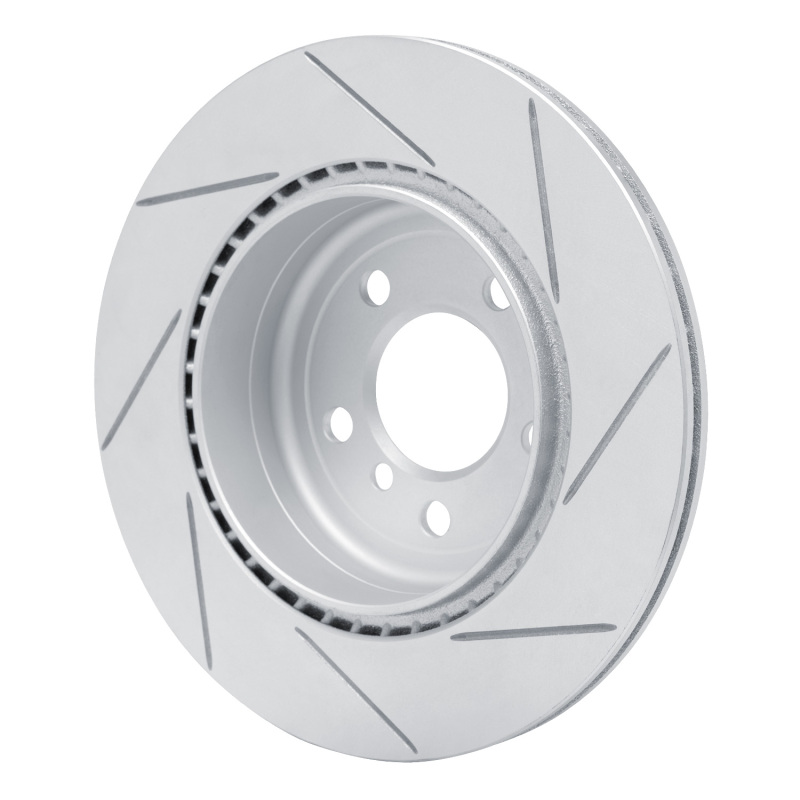 BMW 528i Brake Rotor (1) - Rear Left - DFC - Slotted Geoperformance - `11-`16