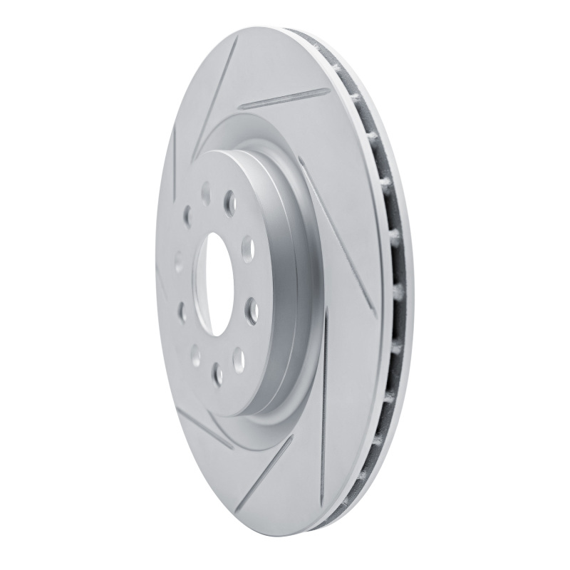Dodge Charger Daytona Brake Rotor (1) - Rear Left - DFC - Slotted - `21-`25