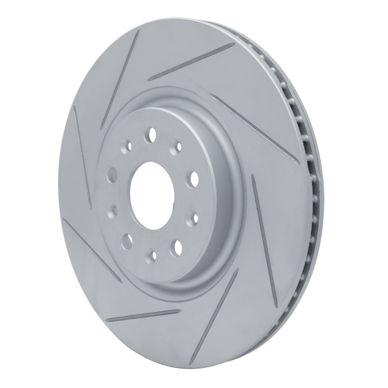 Chevrolet Corvette Brake Rotor (1) - Rear Left - DFC - Slotted Geoperformance - `20-`25