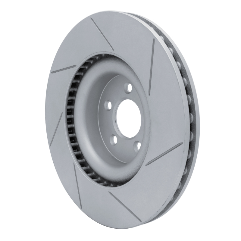 Ford Mustang Brake Rotor (1) - Front Left - DFC - Slotted Geoperformance - `15-`23