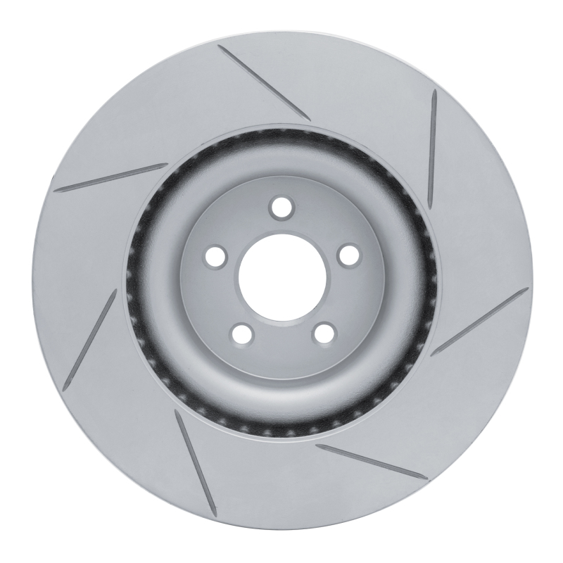 Ford Mustang Brake Rotor (1) - Front Left - DFC - Slotted Geoperformance - `15-`23