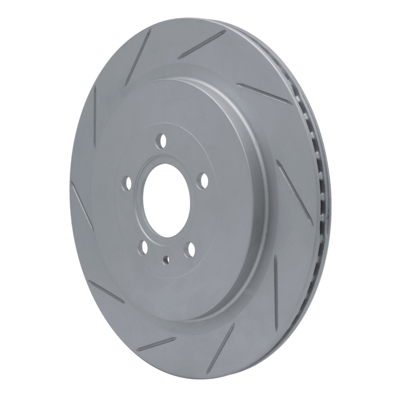 Ford Mustang Brake Rotor (1) - Rear Left - DFC - Slotted Geoperformance - `13-`14