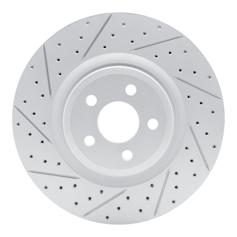 Ford Edge Brake Rotor (1) - Front Left - DFC - Slotted Geoperformance - `19-`24