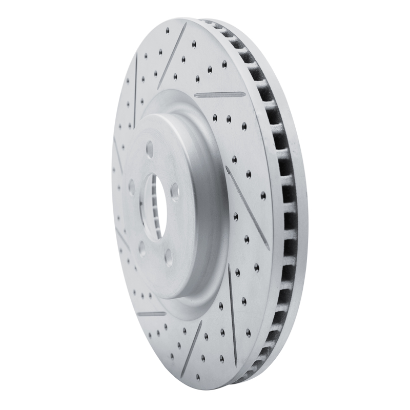 Ford Edge Brake Rotor (1) - Front Left - DFC - Slotted Geoperformance - `19-`24