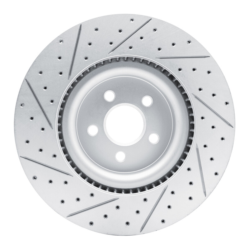 Ford Edge Brake Rotor (1) - Front Right - DFC - Slotted Geoperformance - `19-`24