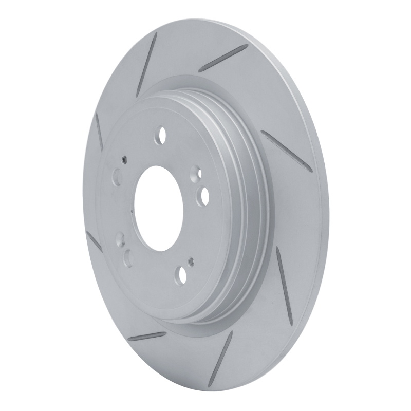 Acura RLX Brake Rotor (1) - Rear Left - DFC - Slotted Geoperformance - `14-`20