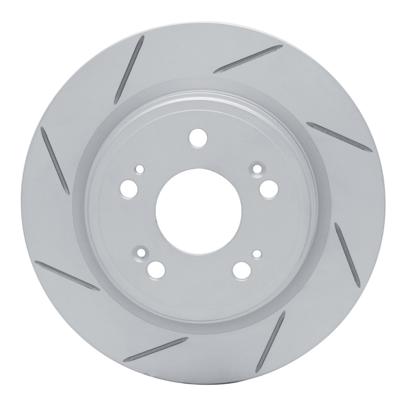 Acura RLX Brake Rotor (1) - Rear Left - DFC - Slotted Geoperformance - `14-`20