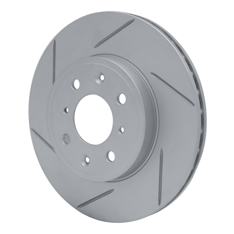 Honda Fit Brake Rotor (1) - Front Left - DFC - Slotted Geoperformance - `15-`20