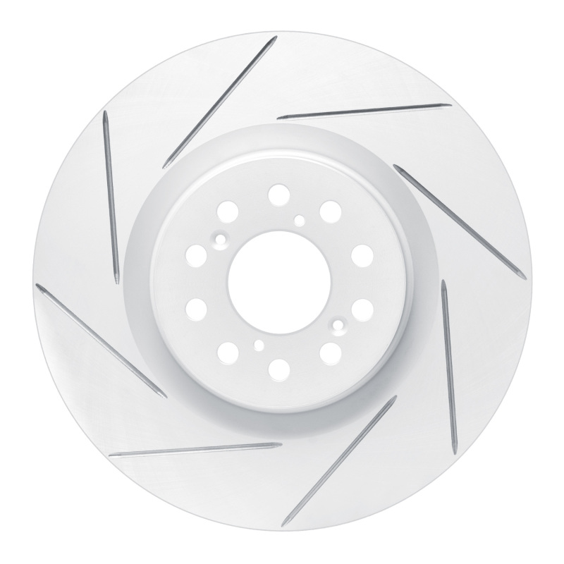 Acura Integra Brake Rotor (1) - Front Left - DFC - Geoperf Slotted Rotors - `17-`25