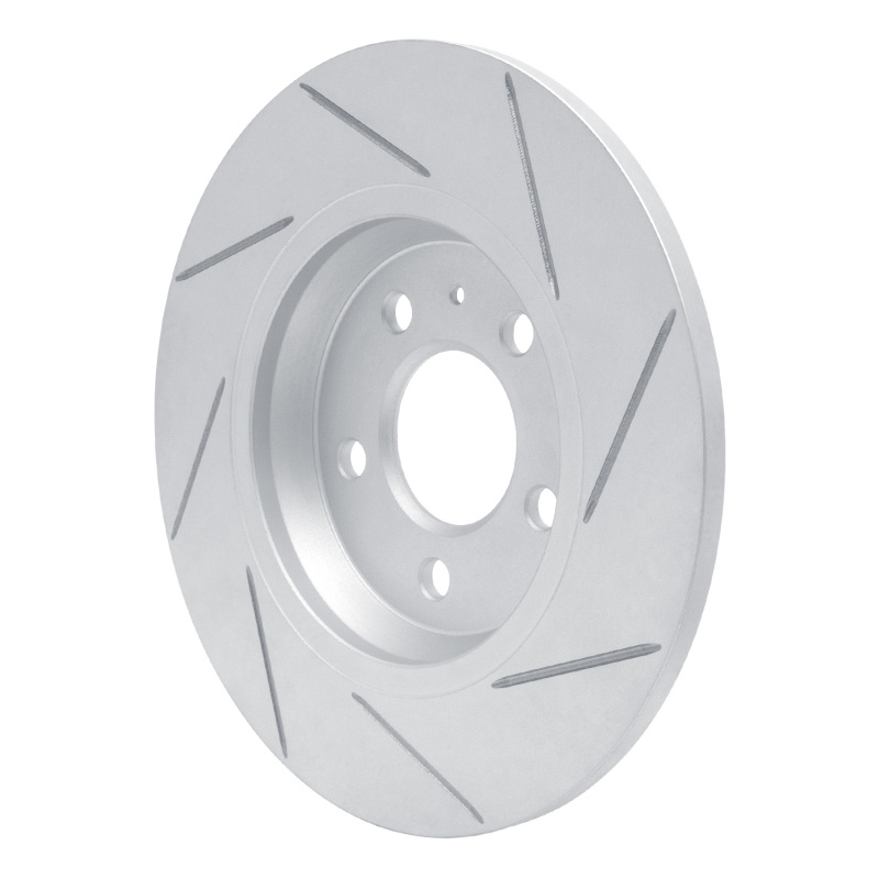 Audi A6 Quattro Brake Rotor (1) - Rear Left - DFC - Slotted Geoperf - `08-`25