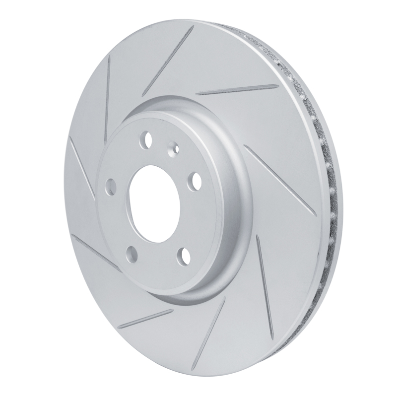 Audi A4 Quattro Brake Rotor (1) - Front Left - DFC - Slotted Geoperformance - `11-`17