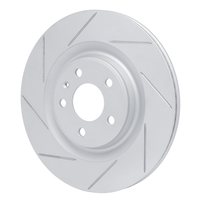 Audi A6 Brake Rotor (1) - Rear Left - DFC - Slotted Geoperformance - `08-`25