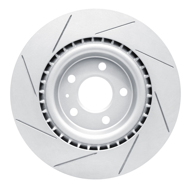 Audi A4 Brake Rotor (1) - Rear Right - DFC - Slotted Geoperformance - `08-`26