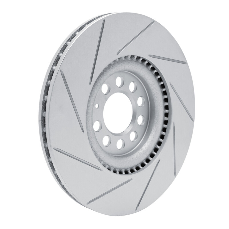 Audi TT Brake Rotor (1) - Front Right - DFC - Geoperf Slotted - `00-`06