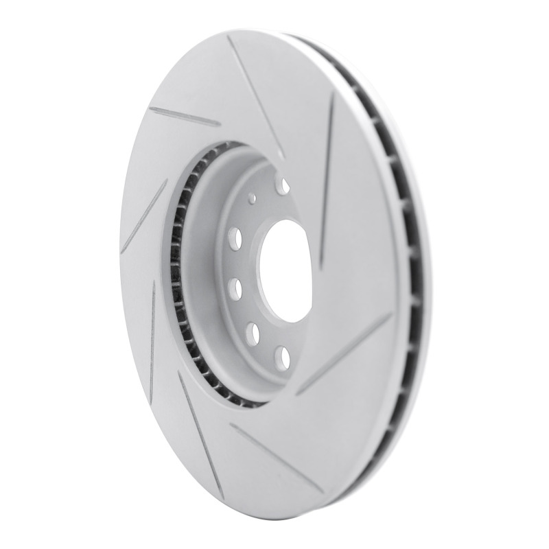Audi A3 Brake Rotor (1) - Front Left - DFC - Slotted Geoperformance - `05-`25