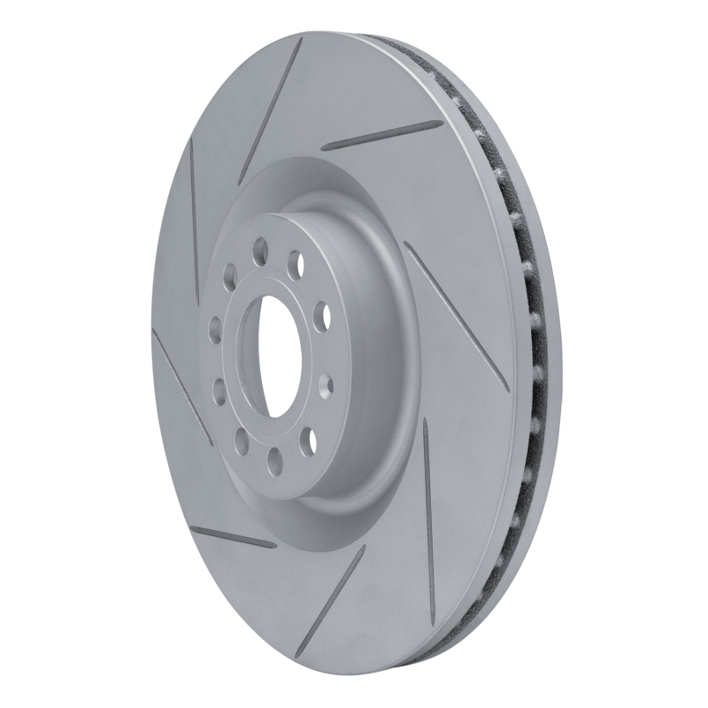 Audi S3 Brake Rotor (1) - Front Left - DFC - Slotted Geoperformance Rotor - `06-`13