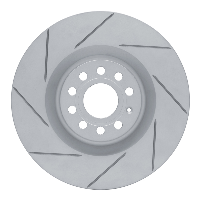 Audi S3 Brake Rotor (1) - Front Left - DFC - Slotted Geoperformance Rotor - `06-`13