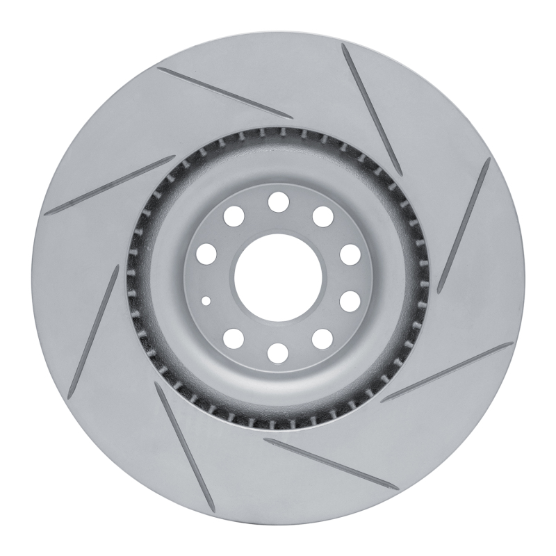 Audi S3 Brake Rotor (1) - Front Left - DFC - Slotted Geoperformance Rotor - `06-`13