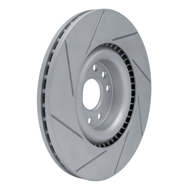 Audi S3 Brake Rotor (1) - Front Right - DFC - Geoperf Slotted - `06-`13