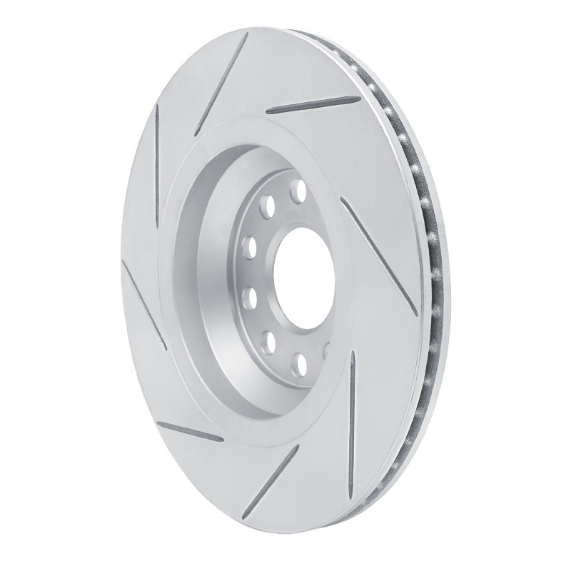 Audi Q3 Brake Rotor (1) - Rear Right - DFC - Slotted Geoperformance - `06-`25