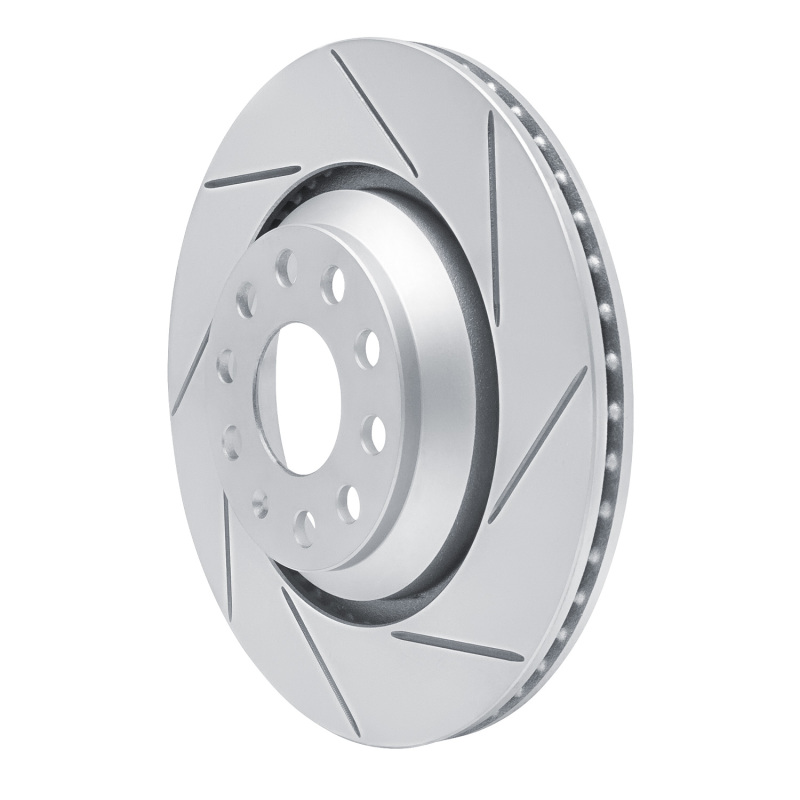 Audi Q3 Brake Rotor (1) - Rear Right - DFC - Slotted Geoperformance - `06-`25