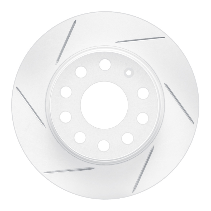Audi A3 Quattro Brake Rotor (1) - Rear Left - DFC - Slotted Geoperformance - `05-`25