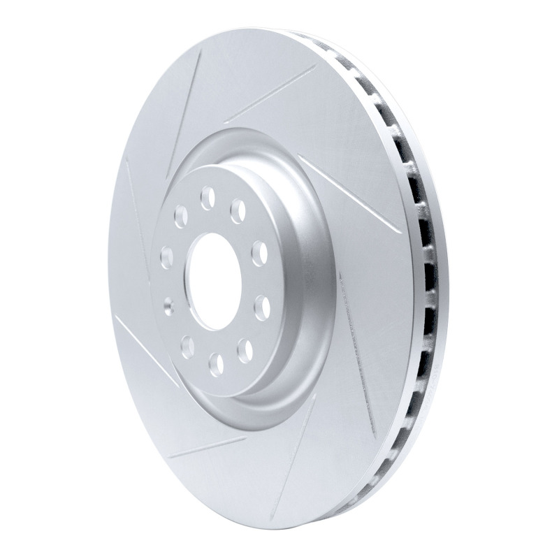Audi S3 Brake Rotor (1) - Front Left - DFC - Slotted Geoperformance - `12-`25