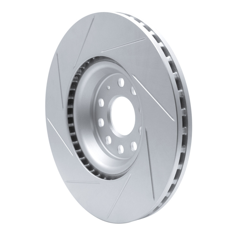 Audi S3 Brake Rotor (1) - Front Right - DFC - Slotted Geoperformance - `12-`25