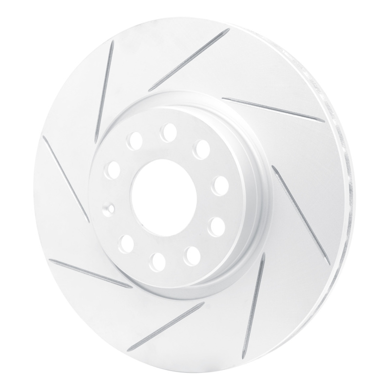 Audi TT Quattro Brake Rotor (1) - Front Left - DFC - Slotted Geoperformance - `05-`25
