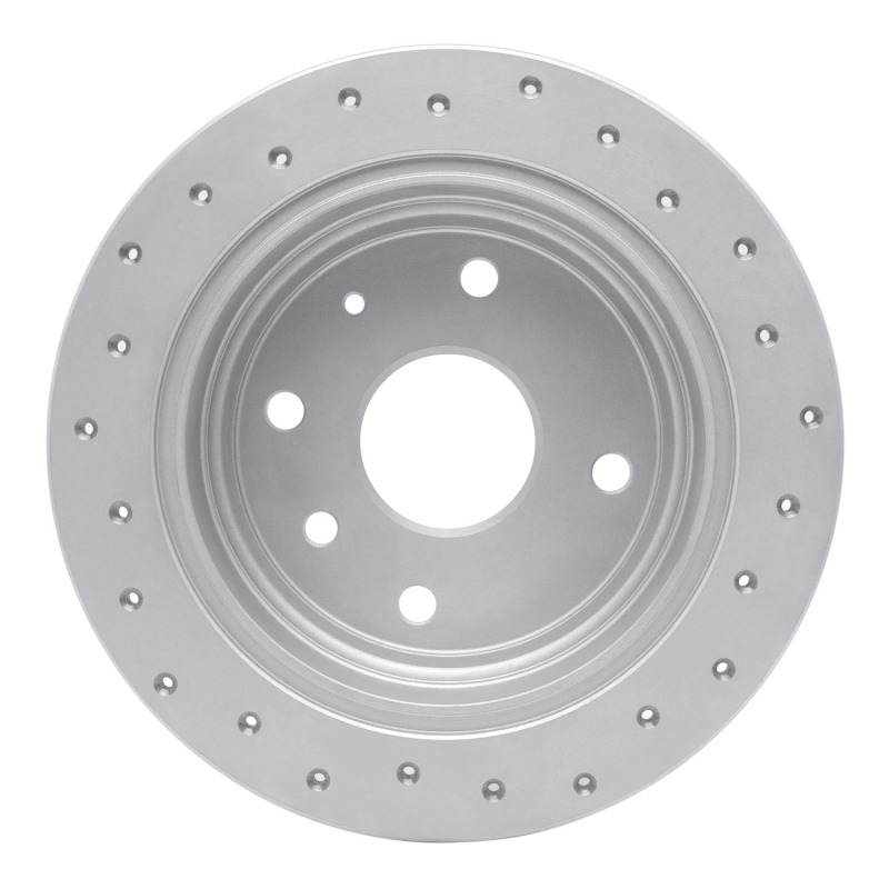 Chevrolet Optra Brake Rotor (1) - Rear Left - DFC - Drilled Geoperformance - `04-`10