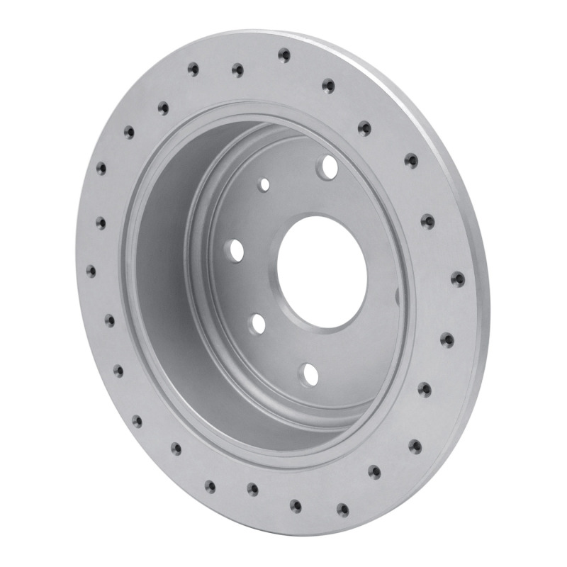 Chevrolet Optra Brake Rotor (1) - Rear Left - DFC - Drilled Geoperformance - `04-`10