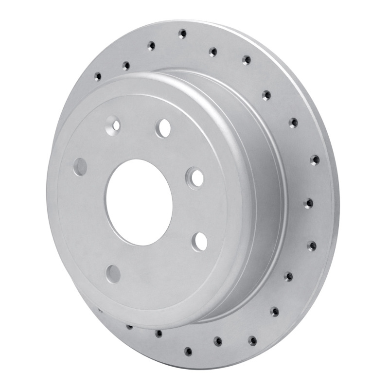 Chevrolet Optra Brake Rotor (1) - Rear Left - DFC - Drilled Geoperformance - `04-`10