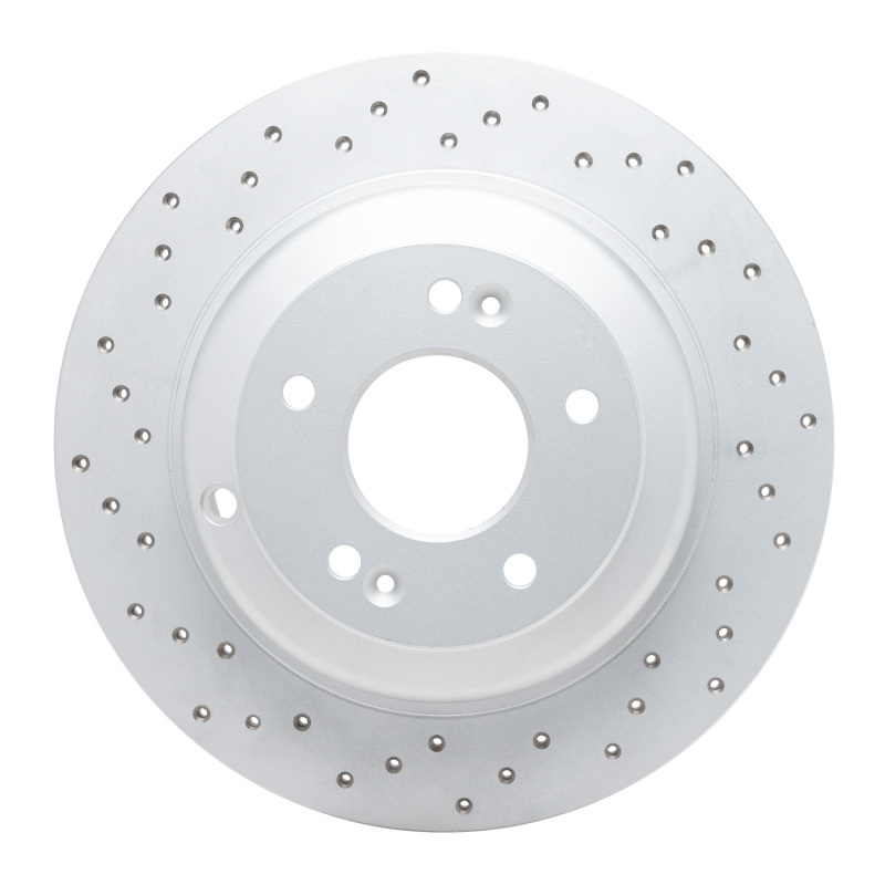 Hyundai Genesis Coupe Brake Rotor (1) - Rear Left - DFC - Drilled Geoperformance - `10-`16